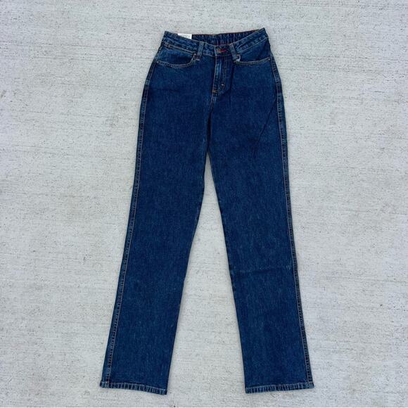 Y2K Wrangler 18MWZSW Jeans 3/4x32 Natural Rise Slim Fit Stretch Straight Leg NWT - Picture 4 of 9